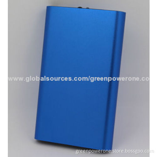 Power Banks with 4,000mAh Capacity, Two-USB Output